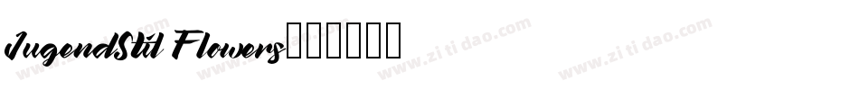 JugendStil Flowers字体转换